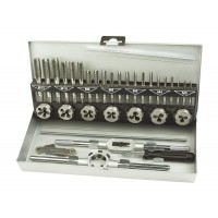 Bruder Mannesmann Werkzeuge M53250-B Set de Tarauds et Filieres 32 Pieces, Import Allemagne