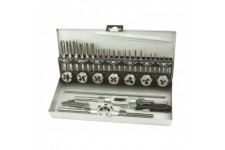 Bruder Mannesmann Werkzeuge M53250-B Set de Tarauds et Filieres 32 Pieces, Import Allemagne