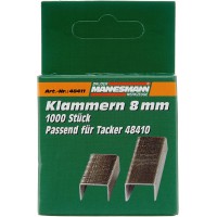 Mannesmann Agrafes de rechange 8 mm pour agrafeuse 48410, M48411