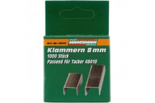 Mannesmann Agrafes de rechange 8 mm pour agrafeuse 48410, M48411