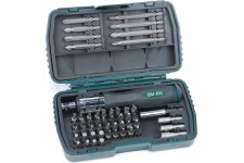 Bruder Mannesmann Kit de tournevis a  cliquet avec embouts 53 pieces