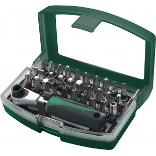 Bruder Mannesmann Werkzeuge M29705 Set de cle a  douilles, douilles et embouts 32 pieces