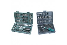 Mannesmann Coffret de douilles et embouts (130 pieces) & Mannesmann 29896 Coffret de vissage 122 pieces (Import Allemagne)