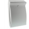 BURG-WACHTER, Boite aux Lettres Compacte avec Arret de Porte, Format de Fente: A4, PVC, Swing 4905 W, Blanc
