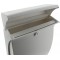 BURG-WACHTER, Boite aux Lettres Compacte avec Arret de Porte, Format de Fente: A4, PVC, Swing 4905 W, Blanc