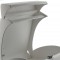 BURG-WACHTER, Boite aux Lettres Compacte avec Arret de Porte, Format de Fente: A4, PVC, Swing 4905 W, Blanc
