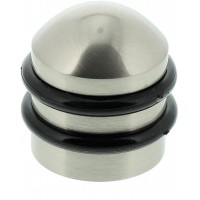 BURG-WACHTER, Butoir de Porte sol et mur, Hauteur: 44 mm, Diametre: 30 mm, Avec materiel de fixation, TSB 2230 Ni SB, Finition A