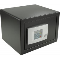BURG-WACHTER Coffre-fort pour mobilier avec serrure a  code electronique, Point-Safe, 20,5 l, 14,5 kg, P 2 E, Noir