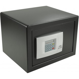 BURG-WACHTER Coffre-fort pour mobilier avec serrure a  code electronique, Point-Safe, 20,5 l, 14,5 kg, P 2 E, Noir