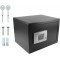 BURG-WACHTER Coffre-fort pour mobilier avec serrure a  code electronique, Point-Safe, 38,8 l, 20,5 kg, P 3 E, Noir