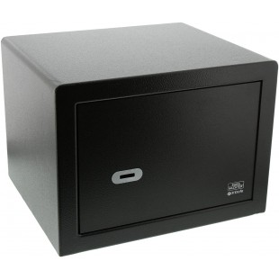 BURG-WACHTER Coffre-fort pour mobilier avec cle, Point-Safe, 20,5 l, 14,5 kg, P 2 S, Noir