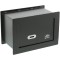 BURG-WACHTER Coffre-fort mural avec cle, Point-Safe, Encastrable, pour montage mural, 3,5 l, 6,6 kg, PW 1 S, Noir