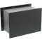 BURG-WACHTER Coffre-fort mural avec cle, Point-Safe, Encastrable, pour montage mural, 3,5 l, 6,6 kg, PW 1 S, Noir