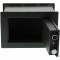 BURG-WACHTER Coffre-fort mural avec cle, Point-Safe, Encastrable, pour montage mural, 3,5 l, 6,6 kg, PW 1 S, Noir