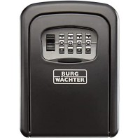 BURG-WACHTER Coffre a  cles avec code 4 chiffres pour un usage interieur et exterieur, Securise, Montage mural, Key Safe 30 SB, 