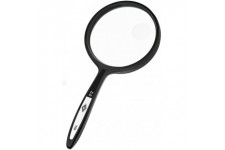 2717508 Loupe ronde en plastique 6,3cm Noir