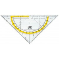 Equerre geometrique Standard hypotenuse 16 cm