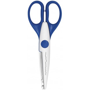 771904 bord non ebarbe Creative Ciseaux 16 cm/Poignee Bleu