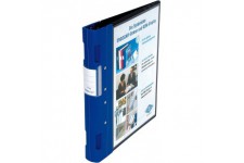 05815003 Ergogrip Dossier A4 40 mm 4 Rings Plastique Bleu
