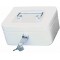 145100H Caissette a  monnaie a  4 compartiments avec clip 15,2 x 11,5 x 8 cm Blanc