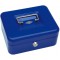 Wedo 145203H Caissette a  monnaie a  5 compartiments avec clip 20 x 16 x 9 cm Bleu