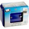 145103H Caissette a  monnaie a  4 compartiments avec clip 15,2 x 11,5 x 8 cm Bleu