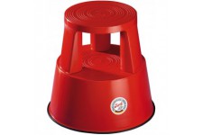 Step 212202 Tabouret marchepied mobile en plastique Rouge