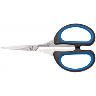 9794 Ciseaux silhouette pointus 10,5 cm Noir/Bleu