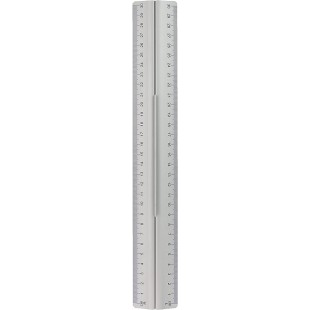 0525235 Regle en aluminium avec poignee pour droitiers / gauchers 30 cm
