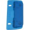 Perforatrice 67803 Double poche en plastique perforation pour classement pour 8 cm avec echelle 12 cm - Bleu