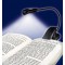 2541001 Lampe de lecture mobile LED avec piles Noir