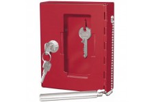 10250102X Boitier pour Cle de secours Rouge avec marteau brise-glace