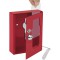 10250102X Boitier pour Cle de secours Rouge avec marteau brise-glace