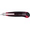 78409 Cutter professionnel Auto Load Guide de lame en metal, 9 mm, rouge/noir