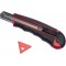 078418 Cutter a  recharge automatique 18 mm 6 lames inclues dans le chargeur Rouge/Noir