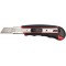 078418 Cutter a  recharge automatique 18 mm 6 lames inclues dans le chargeur Rouge/Noir