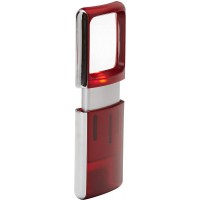 2717502 Loupe rectangulaire a  eclairage LED Rouge