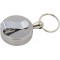 2624028 Clip ceinture Cordon porte-cles en metal, 60 cm, chrome