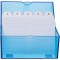 2506303 Fichier A6 avec cartes + registre alphabetique 200 cartes Transparent Bleu