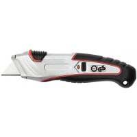 078845 Cutter avec 5 lames de rechange Noir