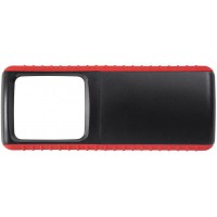 Loupe exterieure rectangulaire Noir/Rouge