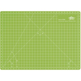 79230 Comfort Line cm30, imprime des deux cotes Tapis de decoupe Surface, 30 x 22 x 0,3 cm, vert pomme