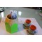 245255011 Pot a  crayons Crayon en forme de crayon en plastique resistant Env. 8, 5 x 7, 5 x 10, 5 cm, vert pomme