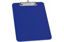 0576603 Porte-bloc A4 en plastique avec porte-stylo Bleu