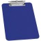 0576603 Porte-bloc A4 en plastique avec porte-stylo Bleu