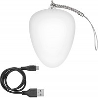 Luce Da Borsetta, Ovale, Bianca Incl. Cavo Di Ricarica Usb Accroche-sac, 6 cm, Blanc (white)