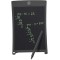 66908501 Tableau d'ecriture et de dessin LCD avec stylo, bande magnetique, effacement electronique, 14,3 x 0,4 x 21,9 cm, noir