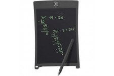 66908501 Tableau d'ecriture et de dessin LCD avec stylo, bande magnetique, effacement electronique, 14,3 x 0,4 x 21,9 cm, noir