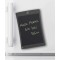 66908501 Tableau d'ecriture et de dessin LCD avec stylo, bande magnetique, effacement electronique, 14,3 x 0,4 x 21,9 cm, noir