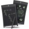 66908501 Tableau d'ecriture et de dessin LCD avec stylo, bande magnetique, effacement electronique, 14,3 x 0,4 x 21,9 cm, noir